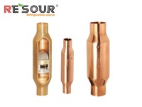 Vanne de contrôle magnétique anti-fuite pour système de réfrigération HVAC R410A R22 R134a, vanne d'accès en cuivre RESOUR