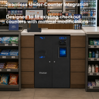Máquina de Reciclaje de Efectivo de Escritorio, Gran Capacidad, Alta Seguridad, Gestión Automatizada de Pagos en Efectivo para Puntos de Venta Minoristas