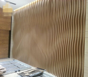 Profils de revêtement de mur rideau en <span class=keywords><strong>aluminium</strong></span> courbé par vague de villa moderne revêtus de poudre d'arc tailles personnalisées ignifuges et imperméables - Product Image 3