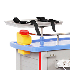 YFS001 III, тележка для аварийных аварий, пластиковая Больничная мебель, тележка для медиков - Product Image 4