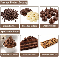 Ligne de production de machines automatiques de dépose de pépites de chocolat GUSU