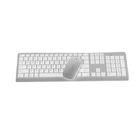 Clavier et souris sans fil de jeu personnalisés Sliver 2,4 GHz, combo 3 touches, design ultra-fin, rétroéclairage LED, disposition ergonomique DE/RU/US