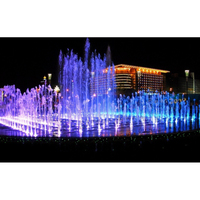 haute technologie en acier inoxydable flottant fontaine de musique extérieur grande échelle décoratif danse eau Performance projet Se