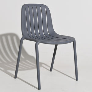 كراسي بلاستيكية قابلة للرص فوق بعضها بتصميم إيطالي للاستمتاع في الفناء في الحديقة بدون مسند للذراع - Product Image 2