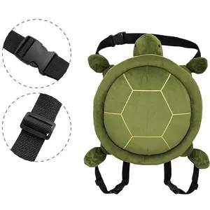 Cuddly cartoon outdoor plush toy ski cushion turtle hip protection knee protection children's ski equipment