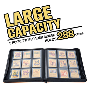 Modernqiu logotipo personalizado 9 bolsillos Mini Carpeta de tarjetas de cuero PU plástico y PP para colección de tarjetas de crédito para juego Anime Sport - Product Image 3