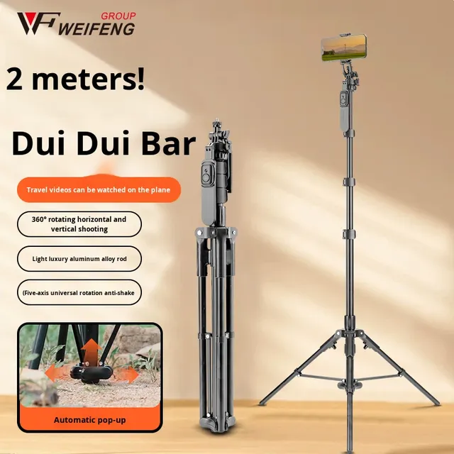WF D305 Aluminum Alloy Tripod Photography Portable Phone DSLR Camera Universal Selfie Stick Live Streaming for Photo