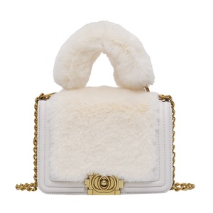 Hermoso las señoras de las mujeres blanco negro Rosa caqui Otoño Invierno de piel bolso bolsos - Product Image 1