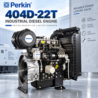 Moteur diesel turbo 4 cylindres Perkin 404D-22T d'origine, 36,3-45,5 kW, unité de puissance robuste pour pompe à eau industrielle, générateur