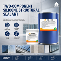 Scellant structurel en silicone à double composant à durcissement neutre FEIDU'sHome pour murs-rideaux en verre creux à double étanchéité, pierre et aluminium