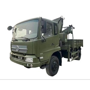 Camion grue télescopique fiable Dongfeng 4x2 8 tonnes 10 tonnes avec moteur Cummins pour la construction - Product Image 1