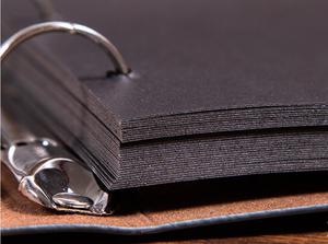 Carnet de notes vintage en cuir PU gaufré, motif boussole, 20 couleurs mélangées, <span class=keywords><strong>200</strong></span> <span class=keywords><strong>pages</strong></span>, 21x28cm, fait main, portable, pour <span class=keywords><strong>scrapbooking</strong></span> et photos - Product Image 5