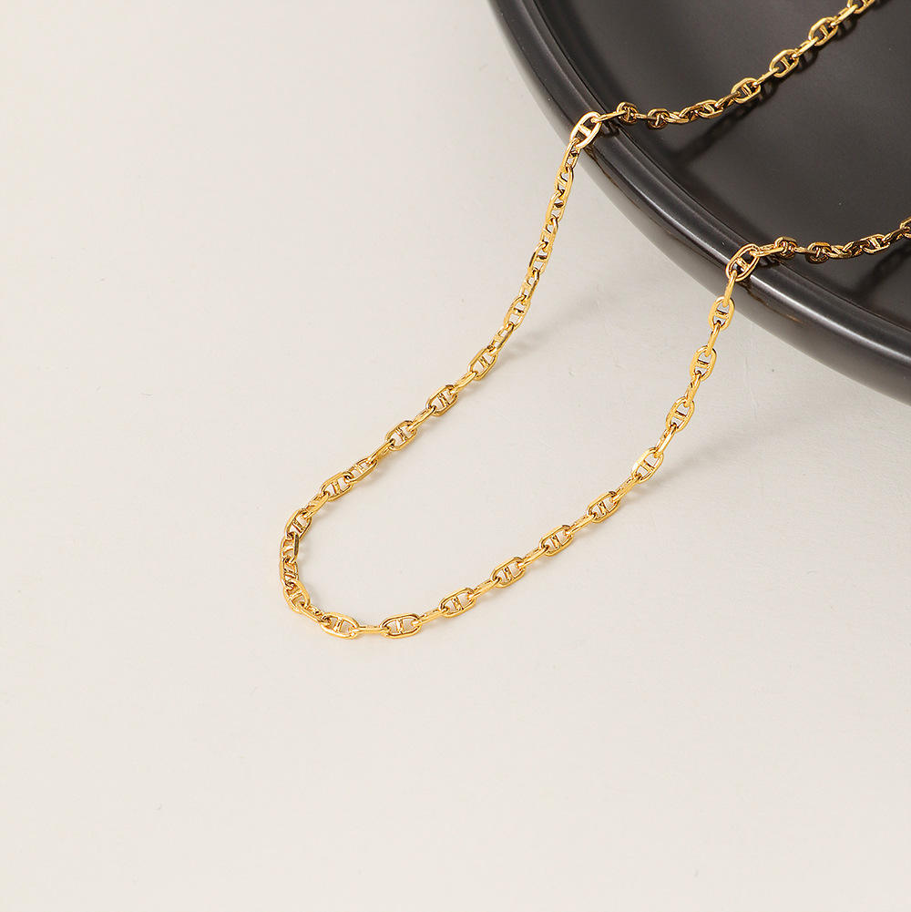 Chaîne plaquée or 2 mm