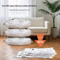 Sac de compression sous vide transparent, anti-poussière et robuste, résistant aux déchirures et aux perforations, pour organiser la literie