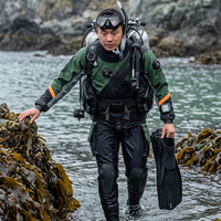 Combinaison de plongée sèche professionnelle imperméable et résistante à l'abrasion, protection ultime pour la plongée sous-marine, combinaison technique sèche