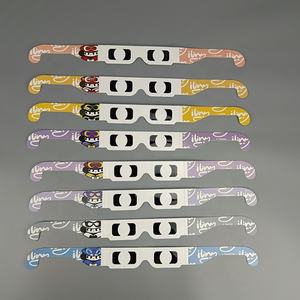 Lunettes solaires en papier unisexes avec logo personnalisé et design <span class=keywords><strong>de</strong></span> marque Lunettes d'éclipse en papier 3D - Product Image 1