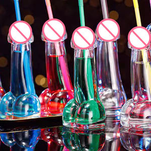 Verres à shot en forme de pénis, Verres Nastya, Verres à vin, Verres à whisky et cocktail pour enterrement de vie de jeune fille (EVJF) - Product Image 1