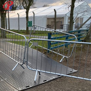 Stalen Crowd Control Barrière Aanpasbare Hoogte Duurzaam Gegalvaniseerd Afwerking Corrosiebestendig Gemakkelijk Te Monteren Voor Constructie - Product Image 6