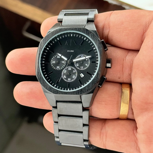 <span class=keywords><strong>Reloj</strong></span> cronógrafo para hombre, cronógrafo para hombre, tres subesferas, correa de disco, fecha, <span class=keywords><strong>reloj</strong></span> de cuarzo de acero inoxidable - Product Image 5