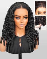 Peluca de Cabello Humano Rizado Birmano 100% Natural Foxen, Pelucas con Frente de Encaje sin Pegamento para Mujeres Negras, Pre-Depiladas, 13x4 13x6, Peluca Frontal de Encaje HD