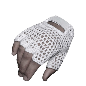Gants de cyclisme et de gym unisexes à demi-doigts en maille, antidérapants, respirants, en polyester, pour sports de plein air et musculation à prix réduit - Product Image 1