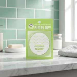 Neoday Tea Tree calmante Scrub viso garza Peeling Pad per la cura della pelle sensibile - Product Image 2