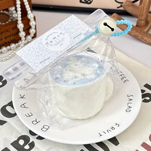 Juguete de silicona de grado alimenticio para descompresión, tipo Pinch Pinch, con texturas de sal marina, café, taza, mantequilla, barro seco y música - Product Image 2