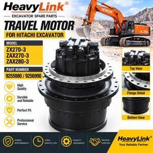 Motor de Traslación para Excavadora, Repuesto de Motor de Traslación Final para Maquinaria de Orugas Hitachi ZX270-3 ZAX270-3 ZAX280-3 - Product Image 1