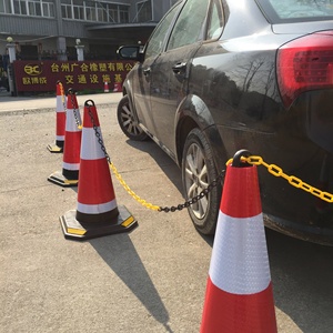 Bán buôn 90cm cao su chất lượng cao nón giao thông Trắng băng phản Chiếu Cảnh Báo ánh sáng cho an toàn đường bộ - Product Image 4