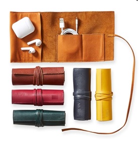Bộ Sưu Tập Tai Nghe Bằng Da Mềm Khoa Học Túi Nhỏ Túi Cuộn Lên Túi Du Lịch Túi Xách Da Có Nhiều Màu - Product Image 2
