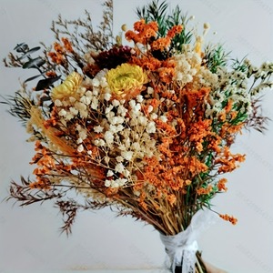Ramo de Flores Secas de Girasol, Plantas Coloridas para Manualidades, Arte, Decoración de Bodas y Hogar - Product Image 6
