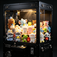 Миниатюрные 8-дюймовые мягкие игрушки для игровых автоматов, оптовая продажа, призовые плюшевые игрушки для аркадных автоматов, подарок на день рождения для детей