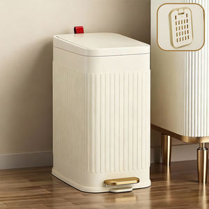 Poubelle étroite en acier inoxydable 5L, élégante, à pédale, avec couvercle à fermeture douce, contrô<span class=keywords><strong>le</strong></span> des odeurs, pour la maison, la salle de bain, la cuisine, gestion des déchets - Product Image 1
