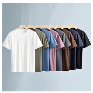 Camiseta de punto informal personalizada para hombre, de algodón Pima de alta densidad, fresca, mercerizada y antiarrugas - Product Image 2