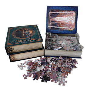 <span class=keywords><strong>Puzzle</strong></span> di Lusso di Marca <span class=keywords><strong>200</strong></span> <span class=keywords><strong>Pezzi</strong></span> in Scatola a Forma di Libro - Product Image 1