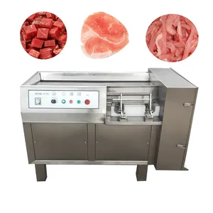 यूएसए स्टेनलेस स्टील मांस पासा मशीन जमे हुए बीफ मांस स्लाइस मशीन