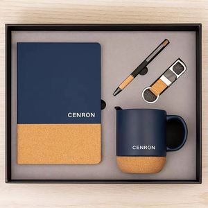 Eco-Friendly Wood Business Souvenirs <b>Keychain</b> Notebook with Pen for <b>Personalized</b> Father's Day Promotional Corporate Gift Box Set - Product Image 5