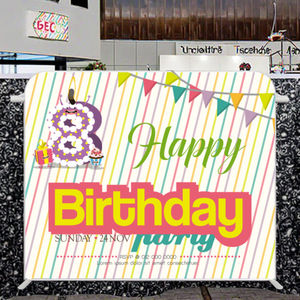 Yüksek kaliteli hızlı hareket gösterisi tam renkli kapalı germe kumaş katlanabilir kurulumu kolay fuar ekranı duvar standı zemin - Product Image 2