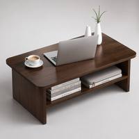 Table basse moderne et durable pour baies vitrées, table à thé minimaliste sur pied pour chambre à coucher