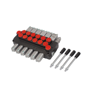 3 Spool Monoblock <b>Hydraulic</b> Control Valve Manual Directional Valve for Log Splitter Wood <b>Cutter</b> - Product Image 4