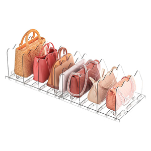 Best Quality Custom Size Durable <b>clear</b> Acrylic Purse Bag <b>Shelf</b> Divider for Closet Organizer - Product Image 3