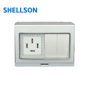 Enchufe de pared moderno Simplex de 16A y 250V, toma de corriente individual de pared con interruptor de 4 vías - Product Image 5