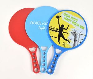 High Quality Summer Promotional Kids <b>Plastic</b> Beach Racket Paddle Ball Game Set - Product Image 2