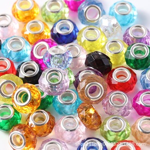 Cuentas sueltas de cristal 3A redondas y planas facetadas transparentes de 14mm para hacer joyas DIY al por mayor en colores mezclados listas para enviar - Product Image 3