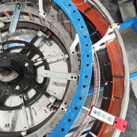 Machine à tisser circulaire à suspension, faible vibration, haute production, pour la fabrication de sacs tissés en plastique PP