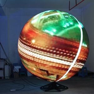 Ab Werk <span class=keywords><strong>LED</strong></span>-Kugel-Display, Verkaufsschlager, kreativer, vollfarbiger, sphärischer 3D-<span class=keywords><strong>LED</strong></span>-Flexibler-Vorhang-Ball-Bildschirm - Product Image 4