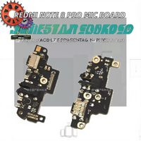 Pièce de réparation électronique en plastique compatible Redmi Note 8 Pro Prise de charge avec carte de microphone pour réparation de téléphone