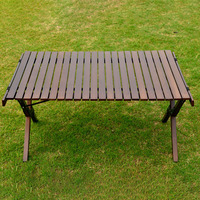 Vente en gros Petite table pliante d'extérieur Table de camping pliante portable Table de cuisine de camping de pique-nique de plage