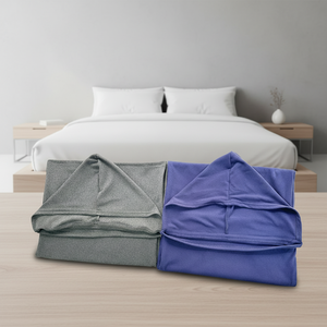 ถุงนอนแบบซองจดหมายสำหรับผู้ใหญ่ สีเทา โพลีเอสเตอร์ ระบายอากาศได้ดี - Product Image 5