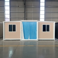 Casa Contenedor Expandible de 20, 30 y 40 Pies, Lista para el Sistema de Control Inteligente Estándar AU, Casa Móvil Pequeña de 2 Dormitorios